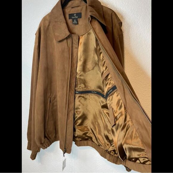 Gary Player men’s brown collared zip up jacket size XL - Picture 6 of 12
